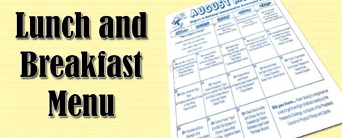 lunch and breakfast menu image
